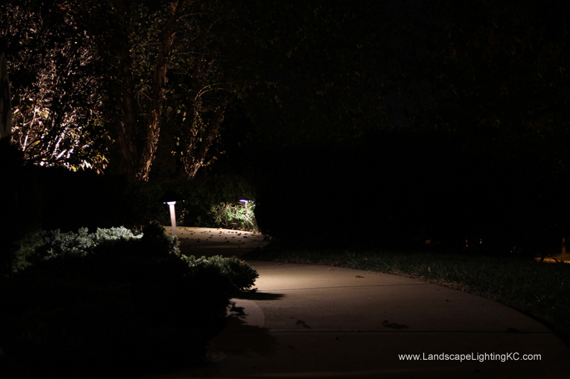 New Landscape Lights in Leawood, KS